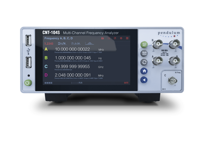 pendulum CNT-104S系列多通道频率分析仪